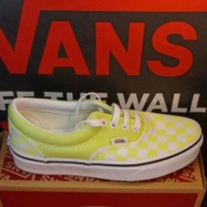 Vans Era Checkerboard Sharp Green White Men's 4.5/Women's 6 VN0A4BV4VXK